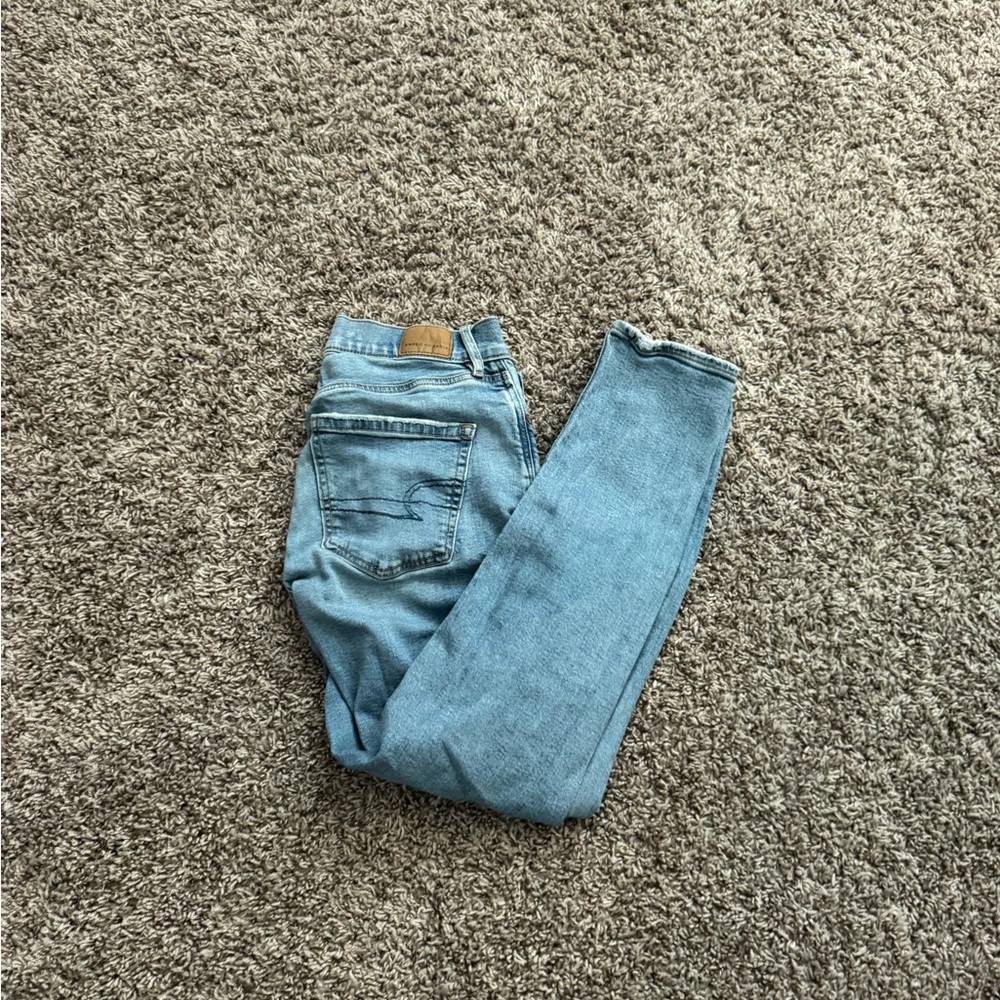 American Eagle Outfitters Light Blue Boyfriend Jeans